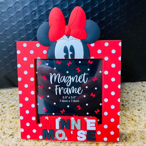 NWT Disney Parks Minnie Mouse Photo Frame and Luggage Tag Bundle - Picture 4 of 11